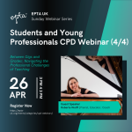 Between Gigs and Grades: Navigating the Professional Challenges of Teaching (Students and Young Professionals Webinar)