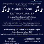 Multi-Piano Extravaganza Comes to Leamington Spa in 2026 
