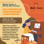 Miele Canto & EPTA UK Present:An Evening of Performance and Discussion 
