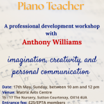 The Persuasive Piano Teacher - A Professional Development Workshop with Anthony Williams