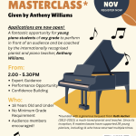 Ruth Ascher Piano Masterclass 2026
