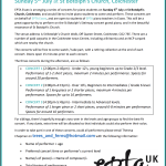 EPTA Essex - Concert Opportunity